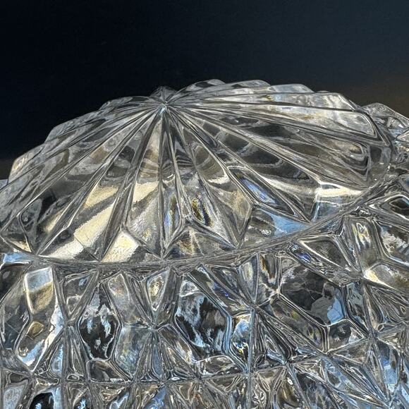 Vintage Gorham Full Lead Crystal Chantilly Egg Candy Dish Trinket bowl‎ - Picture 6 of 9